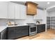 Modern kitchen featuring quartz countertops, stainless steel appliances, and ample counter space at 3256 Brixton Ct, Charlotte, NC 28205