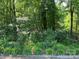 Lush landscaping with vibrant red flowers and neatly arranged greenery along a stone-edged garden bed at 33611 Mann Rd, Albemarle, NC 28001