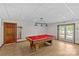 Recreation room equipped with a pool table and natural light at 376 Oak Tree Rd # 37, Mooresville, NC 28117