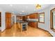 Spacious kitchen featuring cherry cabinets, stainless steel appliances, and central island at 376 Oak Tree Rd # 37, Mooresville, NC 28117