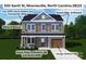 This beautiful two-story home boasts driftwood siding, jute brown doors, and a medium oak garage at 530 Gantt St, Mooresville, NC 28115