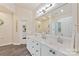 Elegant bathroom features a dual sink vanity, decorative knobs, and ample counter space at 6002 Sentinel Dr, Indian Trail, NC 28079