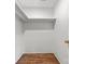 Spacious walk-in closet with wood floor is ready to store all of your belongings at 625 4Th Street Nw Dr, Hickory, NC 28601