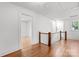 Bright hallway with wood flooring offers access to multiple rooms at 625 4Th Street Nw Dr, Hickory, NC 28601