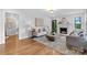 Well-appointed living room with hardwood floors, fireplace, and elegant decor, creating a warm and inviting atmosphere at 625 4Th Street Nw Dr, Hickory, NC 28601