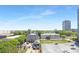 Overhead view showcasing nearby historic buildings, tree coverage and overall neighborhood layout at 715 N Church St # 816, Charlotte, NC 28202