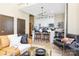 Bright, open-concept living area with modern kitchen, comfortable seating, and stylish contemporary decor at 715 N Church St # 816, Charlotte, NC 28202