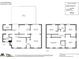 Detailed floor plan showcasing the layout of this two-story home at 7300 Chatterbird Ct, Charlotte, NC 28226