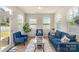 Inviting living room featuring bright windows and stylish, comfortable furniture at 9102 Buckley Ct, Charlotte, NC 28269