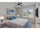 Tastefully decorated bedroom featuring a large window with neighborhood views at 104 Cleveland Ave, Albemarle, NC 28001
