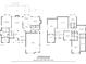 Detailed floor plan showing the layout of a home's main and upper level at 116 Anderson Farm Ct, Mooresville, NC 28117