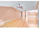 Open living space with smooth flooring, neutral walls and direct access to other rooms in the house at 13817 Kings Carriage Ln, Charlotte, NC 28278