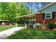 Cozy brick home with shaded carport and lush front lawn at 1501 Briarfield Dr, Charlotte, NC 28205