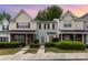 Charming townhomes featuring well-maintained landscaping, sidewalks, and inviting curb appeal at 1766 Forest Side Ln, Charlotte, NC 28213