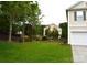 Well-maintained backyard featuring a lush lawn and mature trees, offering privacy and a serene outdoor space at 2624 St Helena Ct, Fort Mill, SC 29715