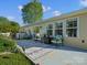 Spacious patio featuring comfortable seating and a view of the lush backyard at 281 Loch Stone St, Fort Mill, SC 29715