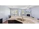 Modern kitchen featuring granite countertops, white backsplash and undermount sink at 4011 Black Walnut Way, Indian Land, SC 29707