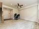 Spacious carpeted basement with natural light - ideal for entertaining at 417 Tristram Ln, Charlotte, NC 28205