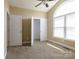 Bedroom with high ceilings, closet and a large arched window for ample light at 4193 He Propst Rd, Maiden, NC 28650