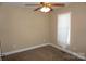 Bedroom featuring a ceiling fan and natural light from the window at 4193 He Propst Rd, Maiden, NC 28650