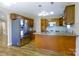 Well-appointed kitchen with stainless steel appliances, granite countertops and wood cabinets at 4193 He Propst Rd, Maiden, NC 28650