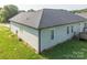 The rear exterior features light gray siding, a brick foundation, and a well-maintained lawn at 4193 He Propst Rd, Maiden, NC 28650