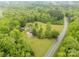 Scenic aerial view of the property, highlighting its expansive lawn and the verdant, surrounding foliage at 5840 Shirley Rd, Fort Lawn, SC 29714