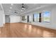 Large open living space with lake views from multiple windows at 8058 Edgewater Dr, Norwood, NC 28128