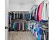 Organized walk-in closet with ample shelving and hanging space for clothing and accessories at 894 Stratford Run Dr, Fort Mill, SC 29708