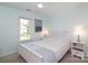 Comfortable bedroom with a ceiling fan, natural light, and a neutral color scheme at 1002 Christobal Ct, Indian Trail, NC 28079