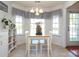 Bright dining area with a charming bay window and a small table at 1002 Christobal Ct, Indian Trail, NC 28079
