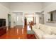 Inviting living room with hardwood floors and an open floor plan at 1002 Christobal Ct, Indian Trail, NC 28079