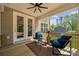 Inviting back porch with comfortable seating, ideal for relaxation and enjoying outdoor views at 1112 Allman Ext, Mount Pleasant, NC 28124