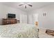 Spacious bedroom features neutral colors and ceiling fan, with attached bath and closets at 1161 Constitution Park Blvd, Rock Hill, SC 29732
