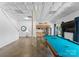 Spacious basement featuring a kitchenette, pool table, and tile flooring at 1430 Mollys Backbone Rd, Catawba, NC 28609