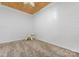 Minimalist bedroom with neutral carpet, shiplap walls, and charming decorative accents at 1430 Mollys Backbone Rd, Catawba, NC 28609
