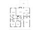 Open floor plan featuring a large primary bedroom, living room, and kitchen with access to patio at 1506 Crestdale Rd, Rock Hill, SC 29732