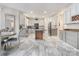Spacious kitchen with stainless steel appliances, granite counters and light wood cabinetry at 16219 Long Talon Way, Charlotte, NC 28273