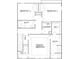Second floor plan featuring primary bedroom, two additional bedrooms and laundry at 2011 Sadler Woods Ln, Charlotte, NC 28214