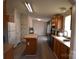 Well-equipped kitchen with an island, sleek countertops, and modern appliances at 234 Olin Loop, Olin, NC 28660
