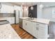 Modern kitchen featuring granite countertops, an island with a sink, and stainless steel appliances at 3832 Amalia Pl, Indian Land, SC 29707