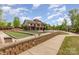 Bocce ball court with lush landscaping offers a leisurely activity within the community at 4019 Channel Islands Way, Lancaster, SC 29720