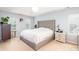 Serene main bedroom featuring neutral walls, carpet and trey ceiling at 407 Goodloe Dr, Charlotte, NC 28262