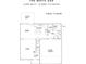 First floor plan for the White Oak model featuring living area, kitchen, dining, garage and mud room at 5120 Izzo Ln, Charlotte, NC 28214