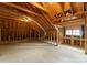 Bright unfinished attic space ready to be transformed into a bedroom, office, or playroom at 7005 Camrose Crossing Ln, Matthews, NC 28104