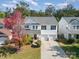 Charming two-story home with attached garage, well-maintained lawn, and a landscaped yard at 9904 Rocky Ford Club Rd, Charlotte, NC 28269
