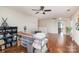 Large open spare room with ample storage and natural lighting at 9904 Rocky Ford Club Rd, Charlotte, NC 28269