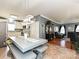 Dining room and kitchen area with a view of the living room at 1009 Preston Dr, Lowell, NC 28098