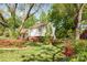 Beautiful home with mature trees and landscaping, and vibrant azaleas surrounding the well-manicured front lawn at 1114 Hartford Ave, Charlotte, NC 28209