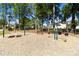 Community playground with swings and mature trees, offering a fun outdoor space for families at 119 Sweet Martha Dr, Mooresville, NC 28115